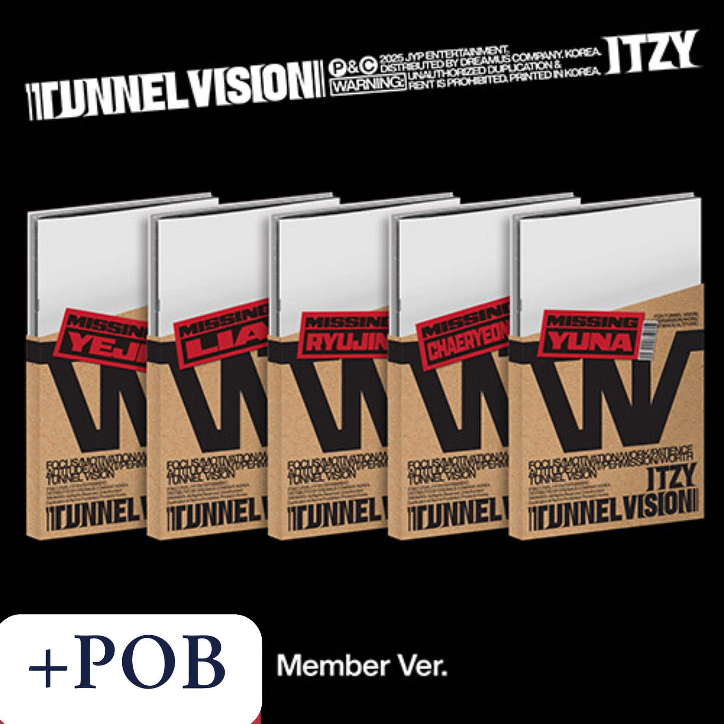 ITZY - TUNNEL VISION (Member Ver./random)