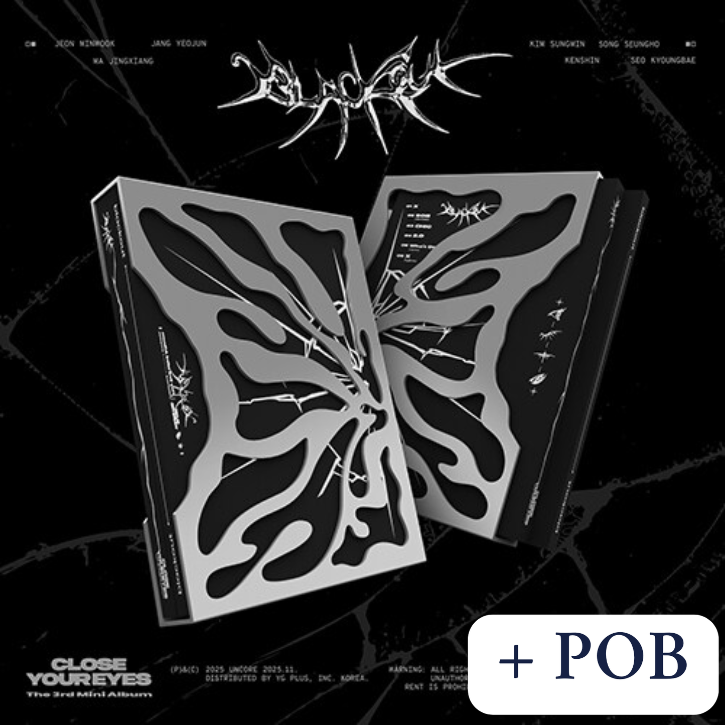 CLOSE YOUR EYES - The 3rd Mini Album blackout (blackout ver.)