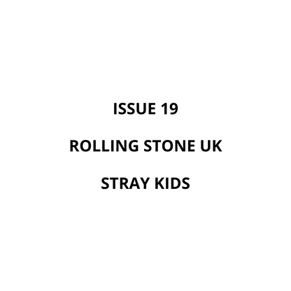 Magazine Rolling Stone UK : Stray Kids - Issue 19 2024