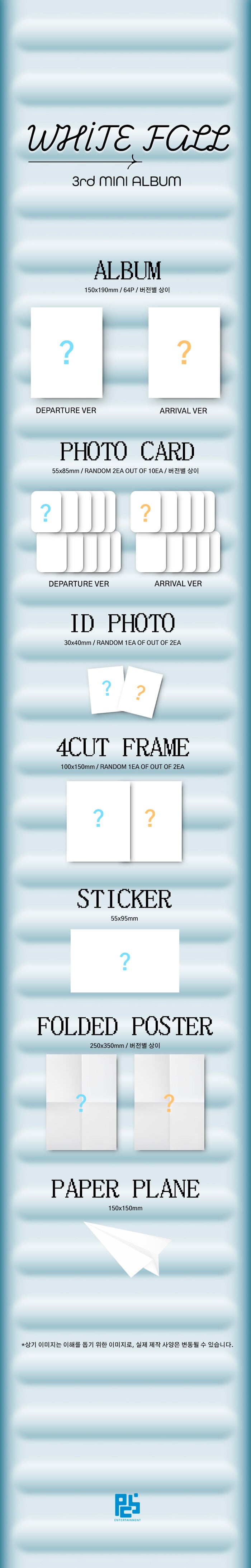 SEVENUS - 3rd mini album White fall