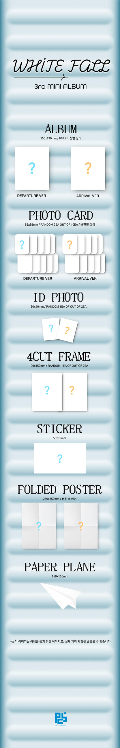 SEVENUS - 3rd mini album White fall