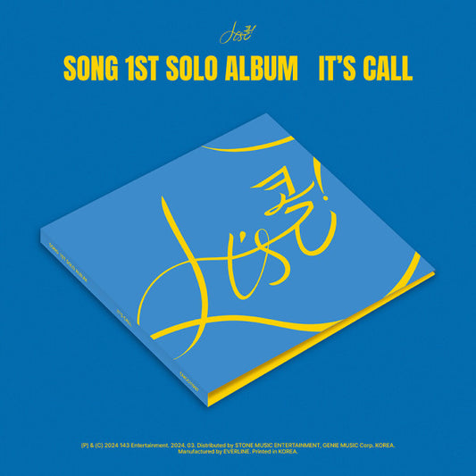 [PRE-ORDER] SONG (iKON) - It's Call (1st Solo Album)