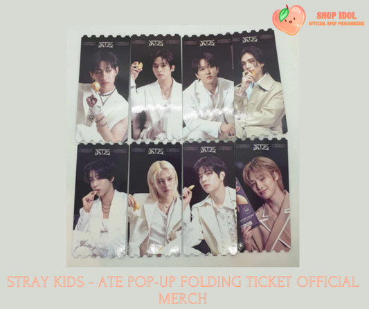 STRAY KIDS - ATE POP-UP FOLDING TICKET OFFICIAL MERCH