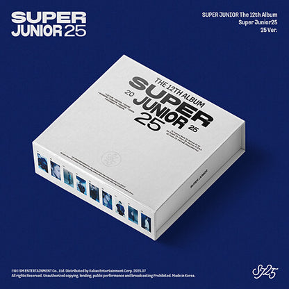 SUPER JUNIOR - Super Junior25 (25 Ver.) - 12th REGULAR ALBUM
