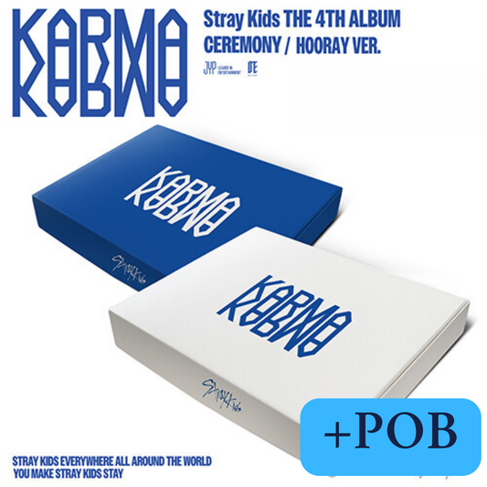Stray Kids - 4th Ragular Album KARMA (CEREMONY VER. HOORAY VER.)