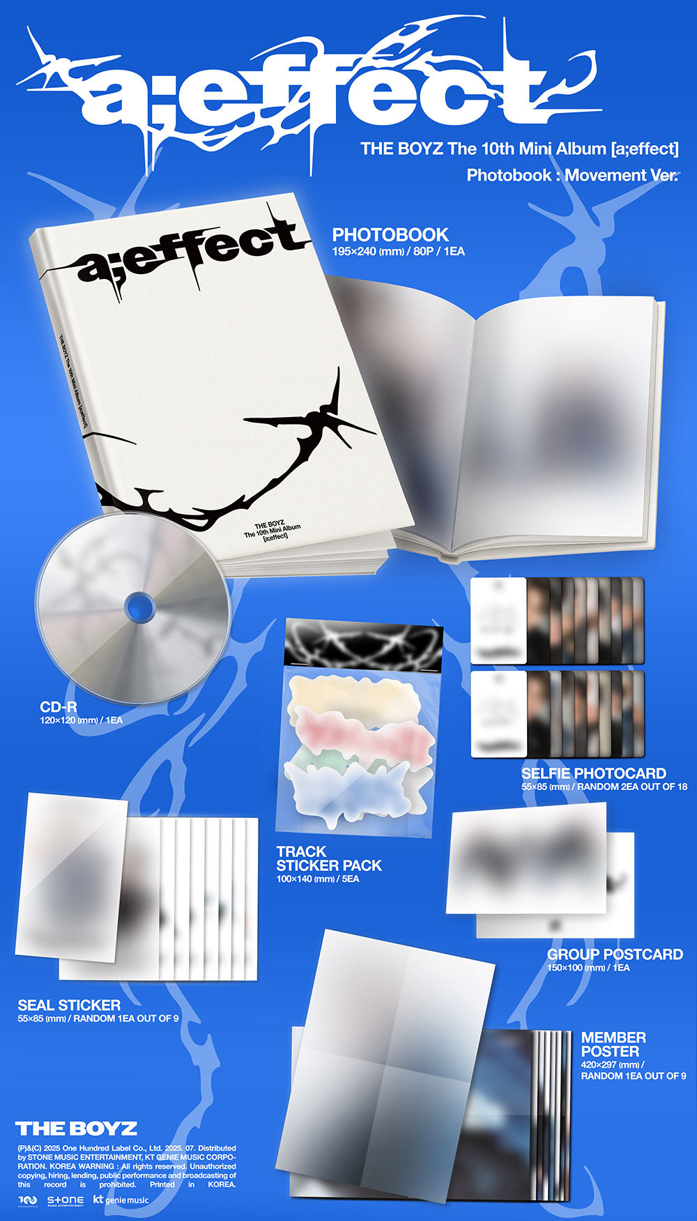 THE BOYZ - a;effect (The 10th Mini Album)