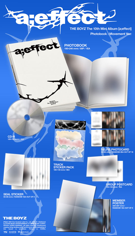 THE BOYZ - a;effect (The 10th Mini Album)