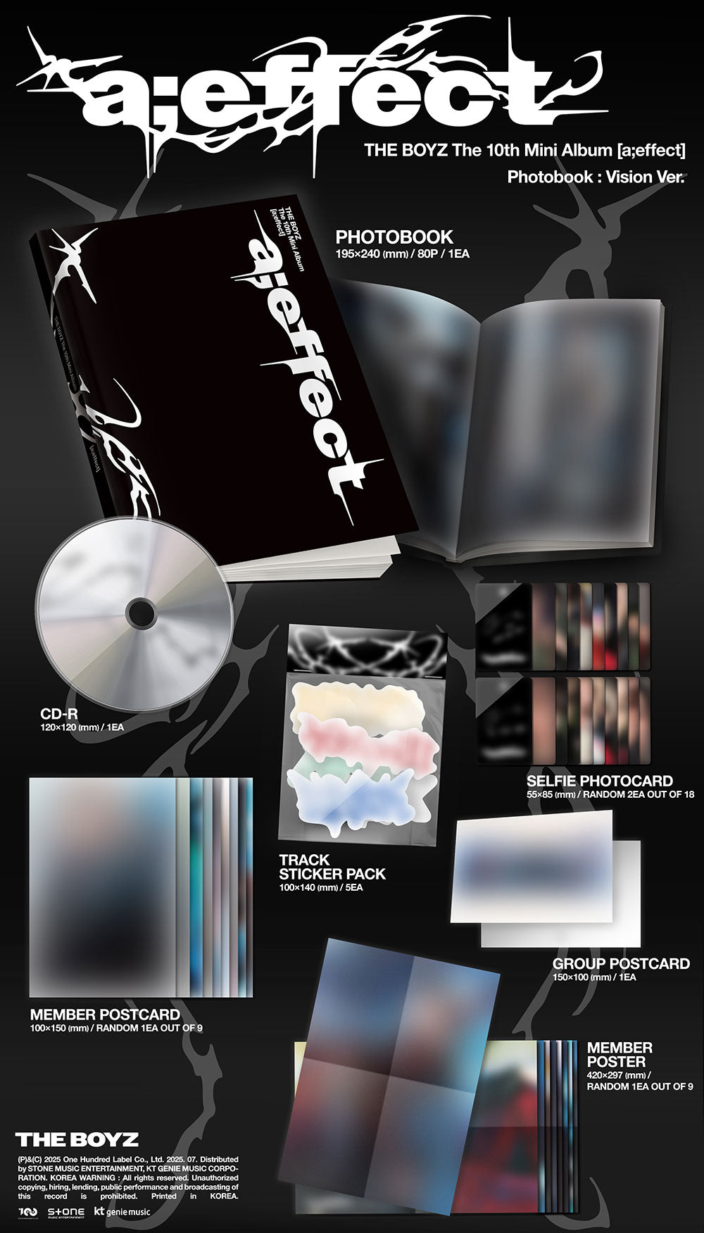 THE BOYZ - a;effect (The 10th Mini Album)
