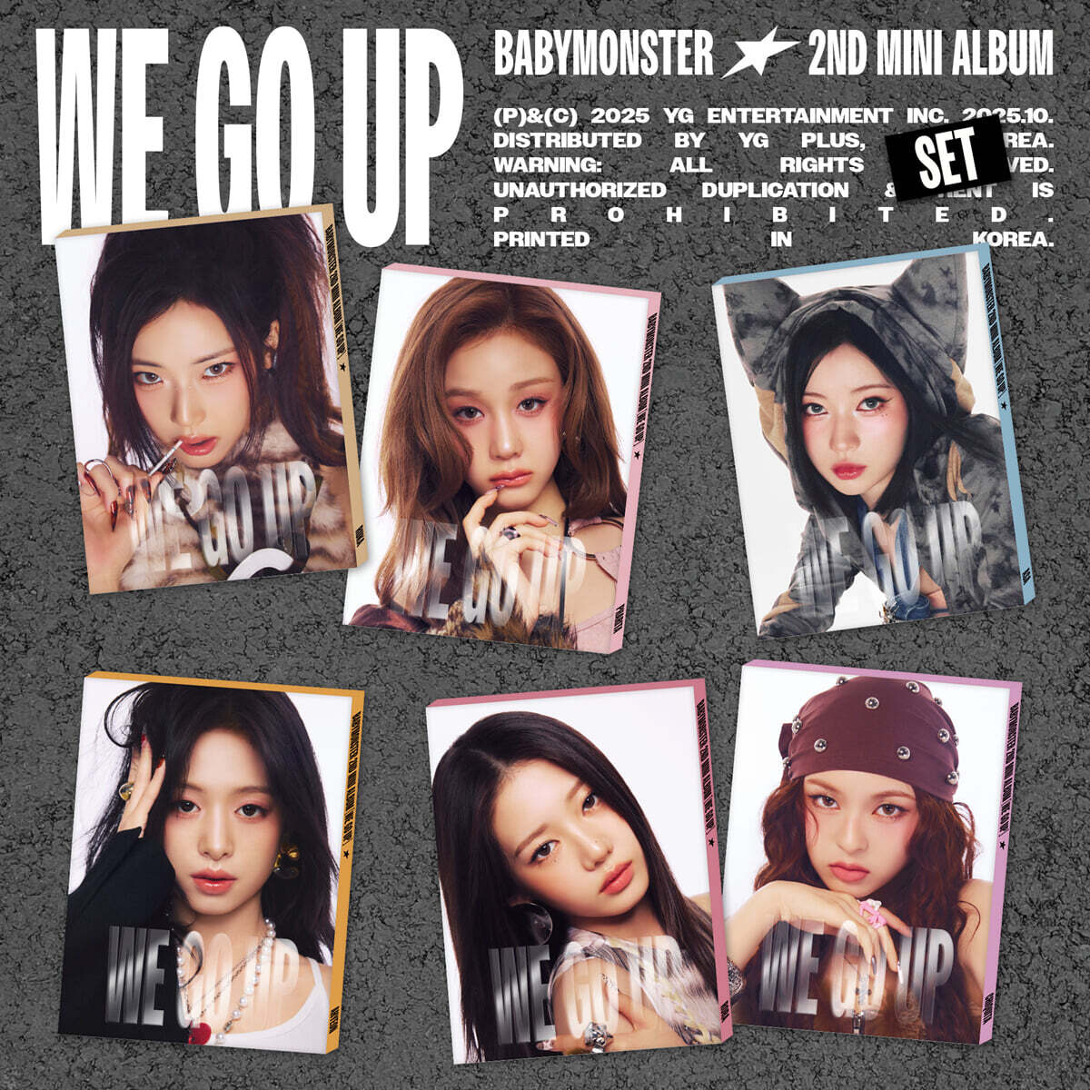 BABYMONSTER - 2nd MINI ALBUM WE GO UP (PATTERN Ver.)