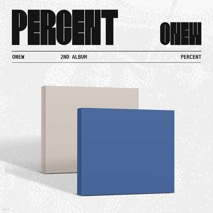 ONEW - PERCENT (2nd Regular Album) (Digipack ver.)