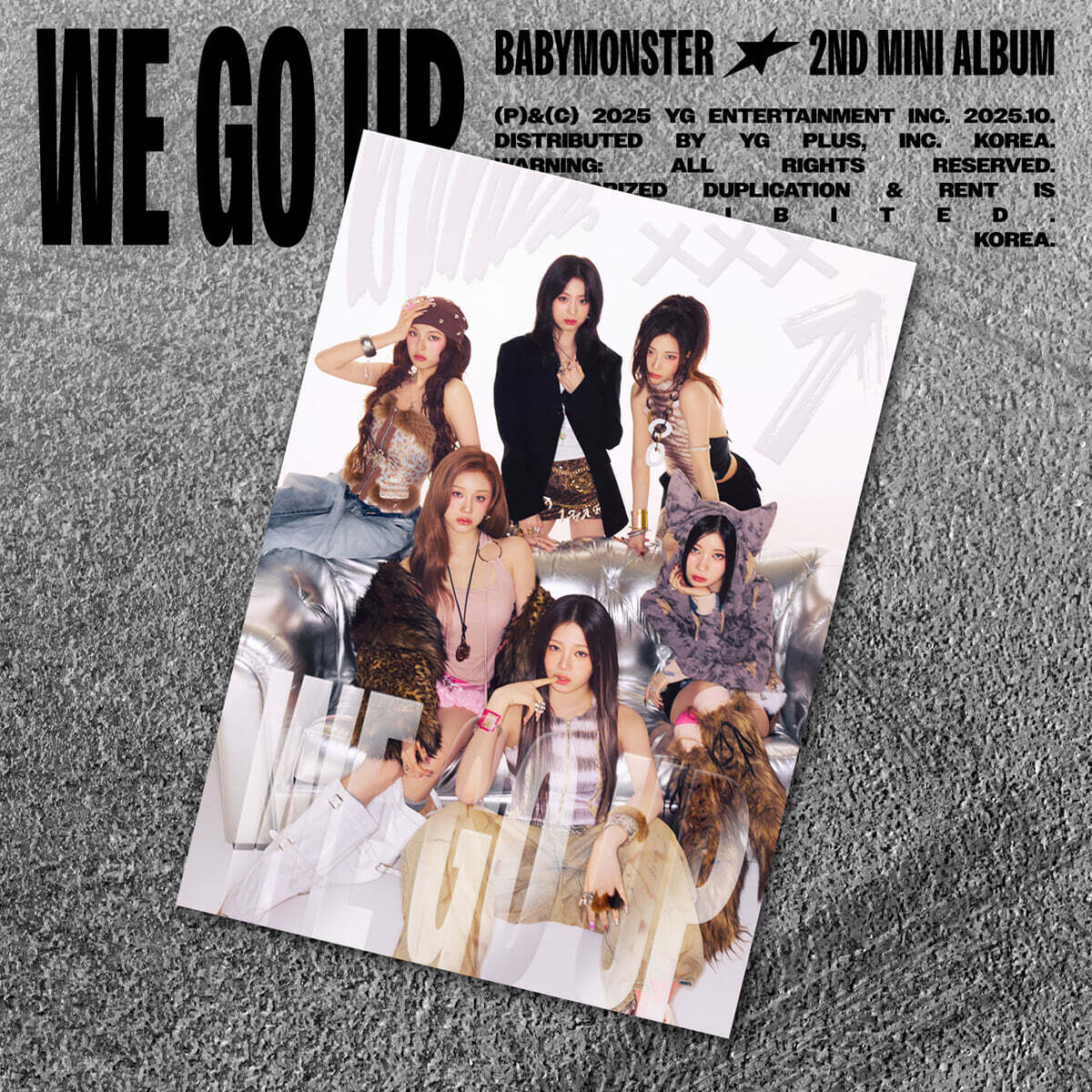 BABYMONSTER - 2nd MINI ALBUM WE GO UP (POSTCARD Ver.)