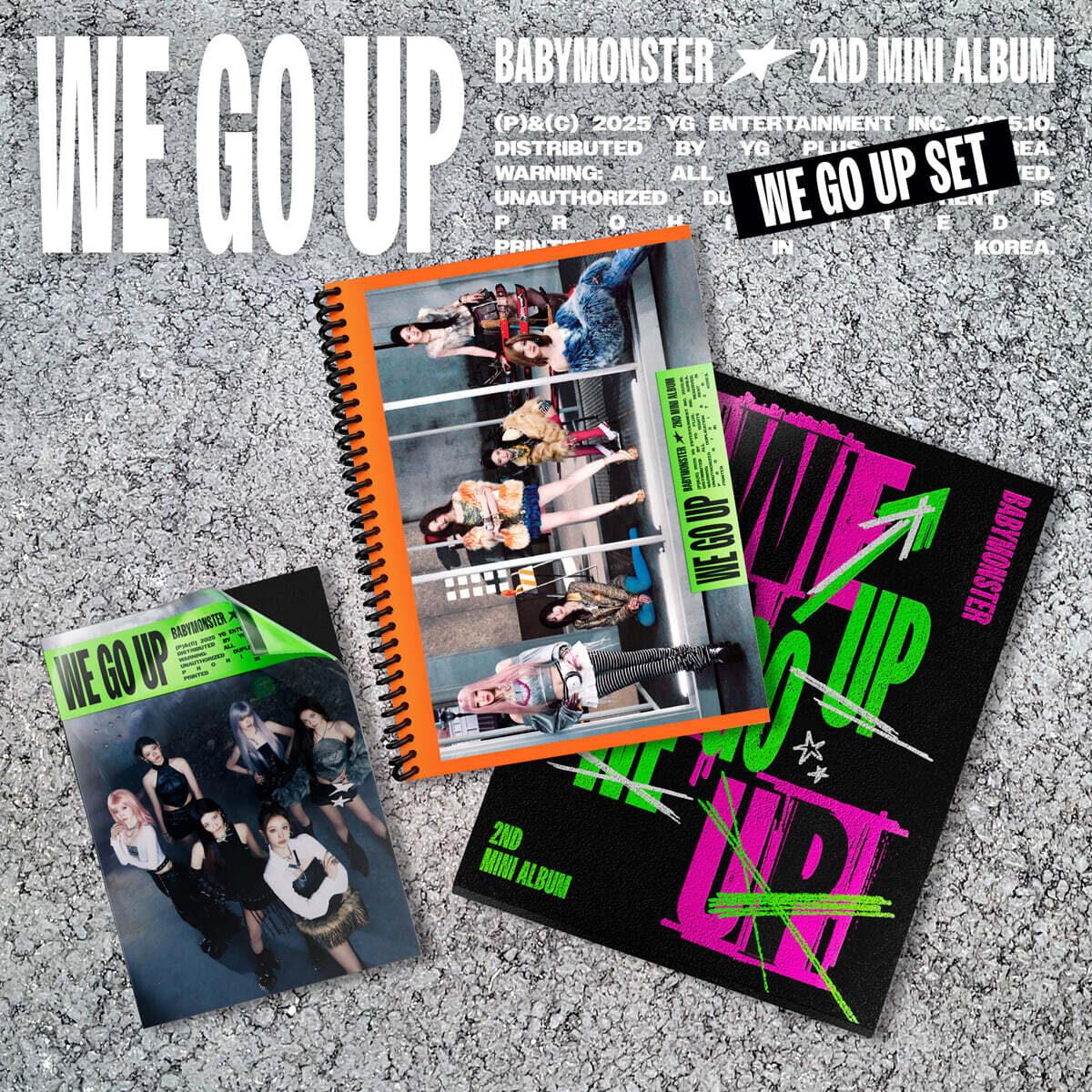 BABYMONSTER - 2nd MINI ALBUM WE GO UP