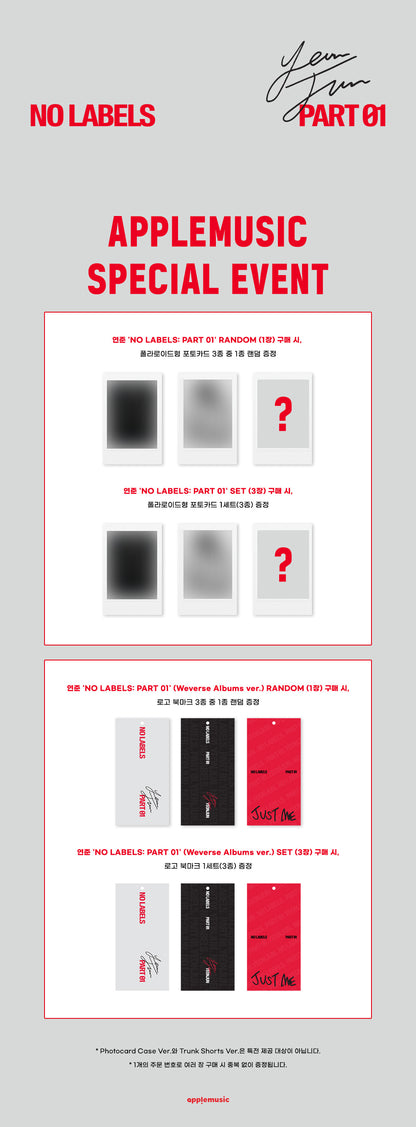 YEONJUN (TXT) - NO LABELS: PART 01 (Weverse Albums ver./random)