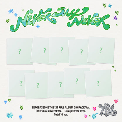 ZEROBASEONE - NEVER SAY NEVER (Digipack Ver.) - THE 1ST FULL ALBUM