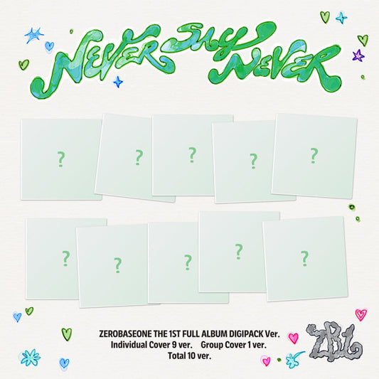 ZEROBASEONE - NEVER SAY NEVER (Digipack Ver.) - THE 1ST FULL ALBUM