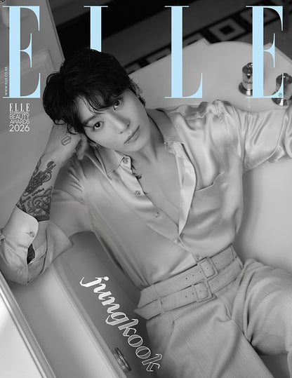 ELLE january 2026 Cover: BTS Jung Kook