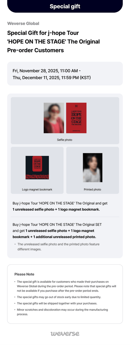 j-hope – j-hope Tour HOPE ON THE STAGE The Original