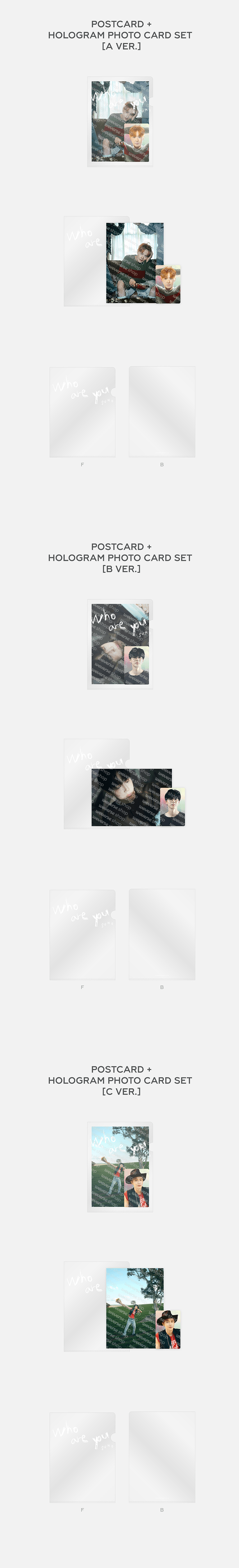 SUHO - The 4th mini album "Who are you" - OFFICAL MERCH