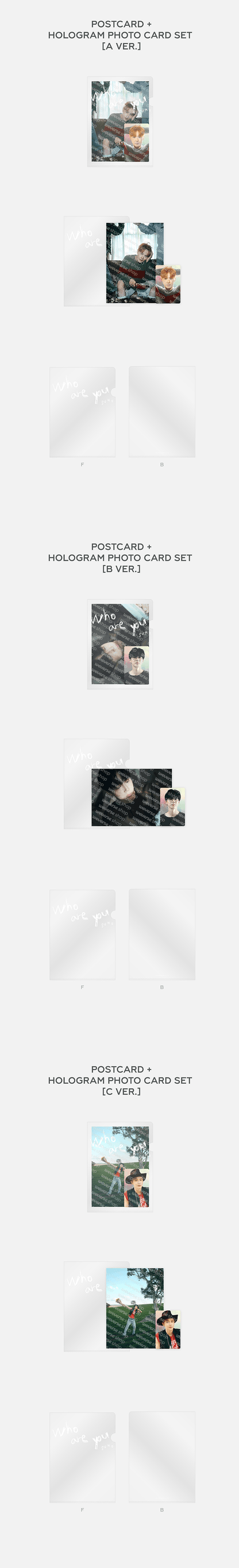 SUHO - The 4th mini album "Who are you" - OFFICAL MERCH