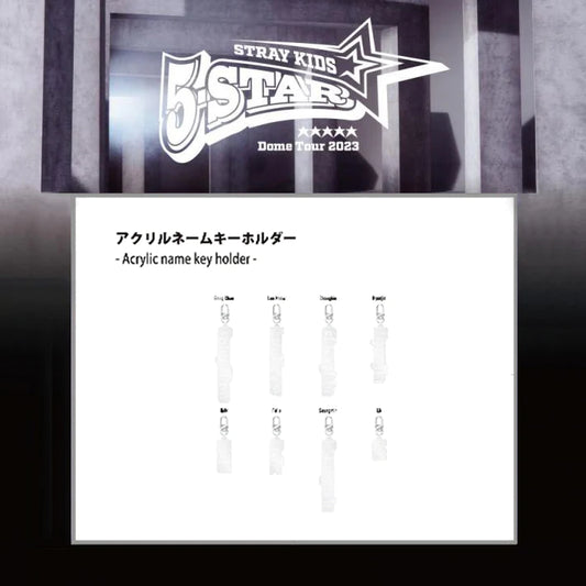 Stray Kids '5-STAR Dome Tour 2023' in Japan MD - ACRYLIC NAME KEY HOLDER