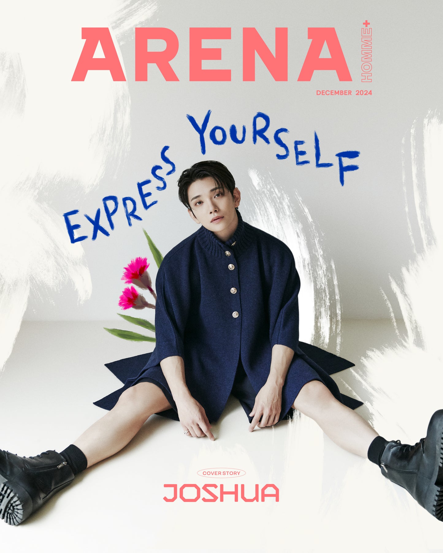 (PRE-ORDER) ARENA HOMME + december 2024 (Cover : Seventeen JOSHUA)