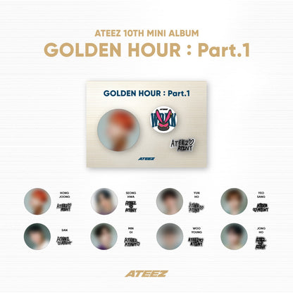 ATEEZ 10TH MINI ALBUM [GOLDEN HOUR : Part.1] POP-UP EXHIBITION & STORE - OFFICIAL MERCH 1st LINE UP