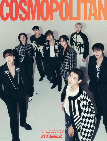 COSMOPOLITAN (women's monthly) JULY 2024 (Cover : ATEEZ)