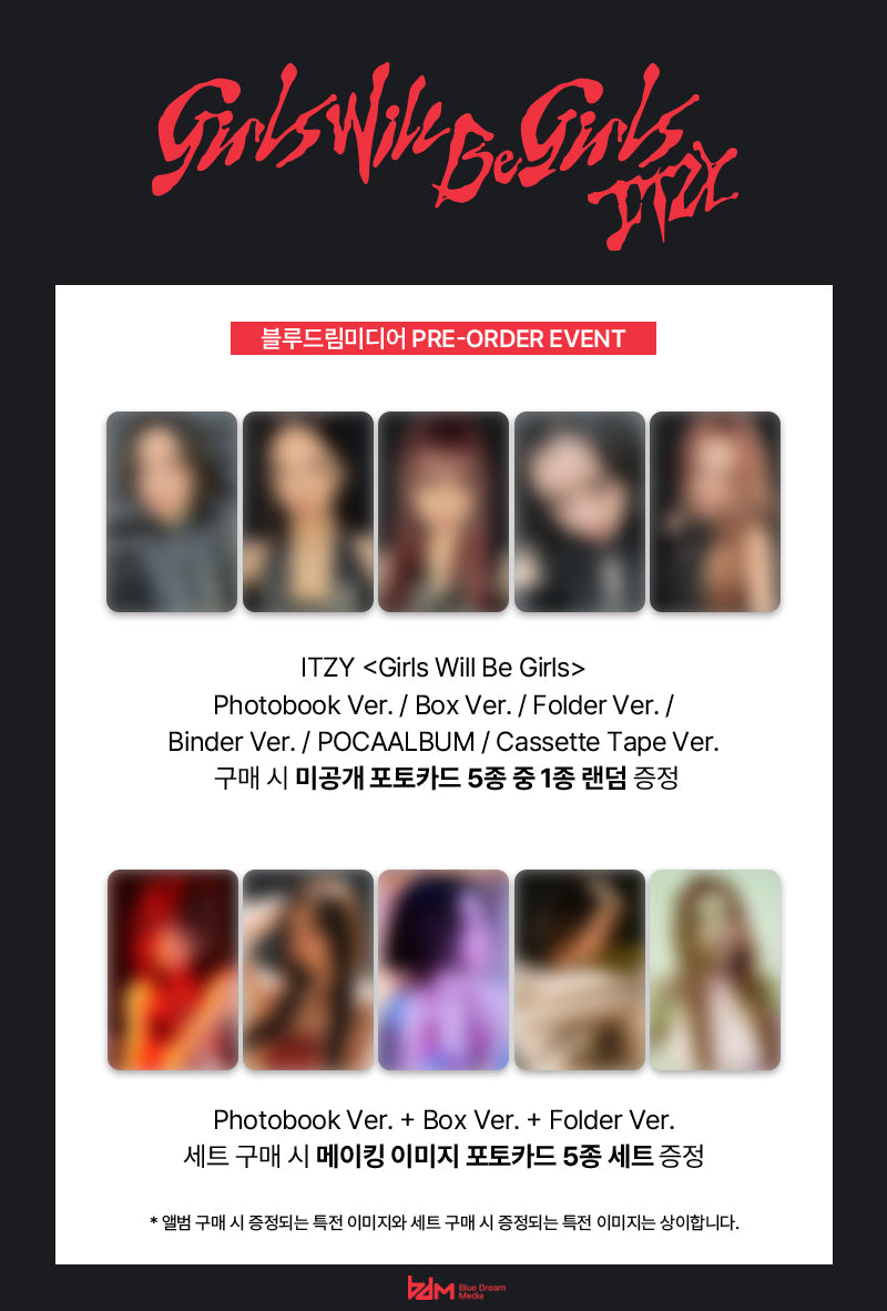 ITZY - Girls Will Be Girls (Box Ver.)