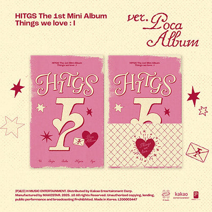 HITGS - The 1st Mini Album - Things we love : I (POCA)