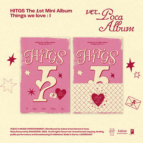 HITGS - The 1st Mini Album - Things we love : I (POCA)