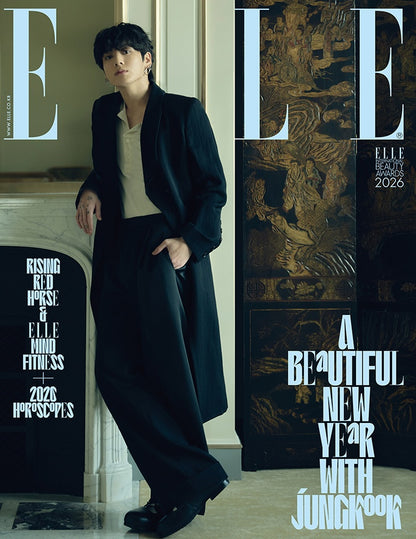 ELLE january 2026 Cover: BTS Jung Kook