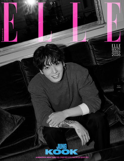 ELLE january 2026 Cover: BTS Jung Kook