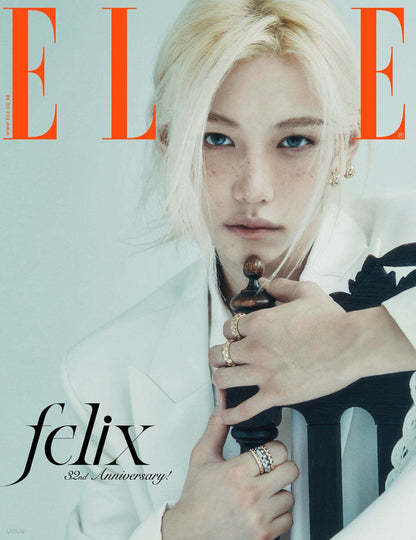 ELLE (Women's Monthly) November 2024 (Cover : Stray Kids Felix)