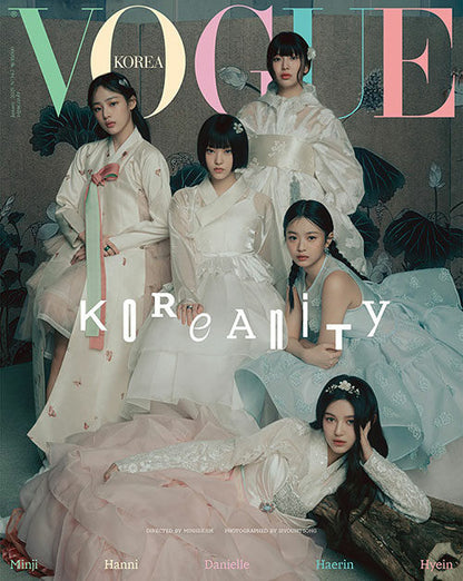 VOGUE KOREA - January 2025 (Minji - Hanni - Danielle - Haerin - Hyein)