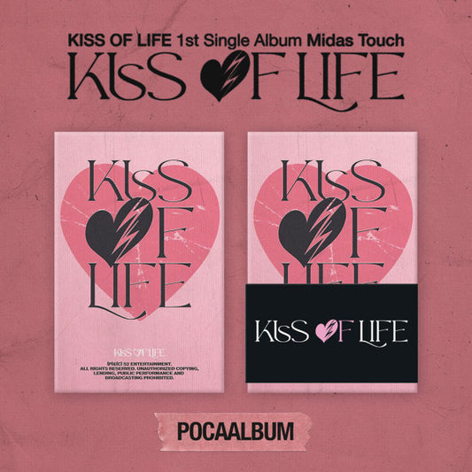 [PRE-ORDER] KISS OF LIFE - Midas Touch (1st Single Album) Pocaalbum