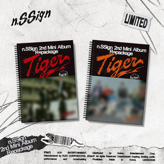 (PRE-ORDER) n.SSign - Repackage Tiger (Limited Edition) - 2nd Mini Album