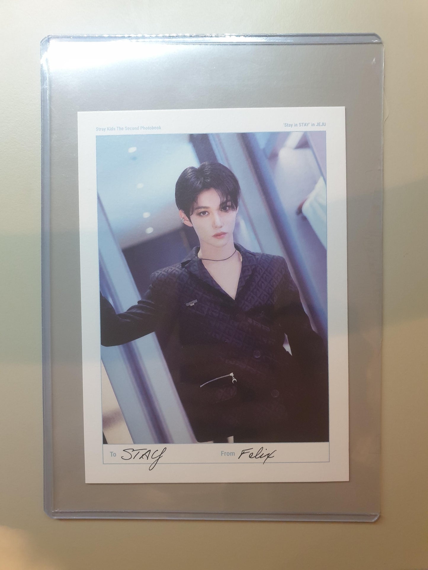 STRAY KIDS FELIX POSTCARD THE SECOND PHOTOBOOK STAY IN STAY IN JEJU