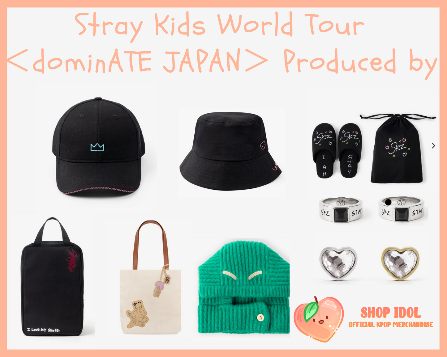 Stray Kids World Tour "dominATE JAPAN" Official MD  Produced by