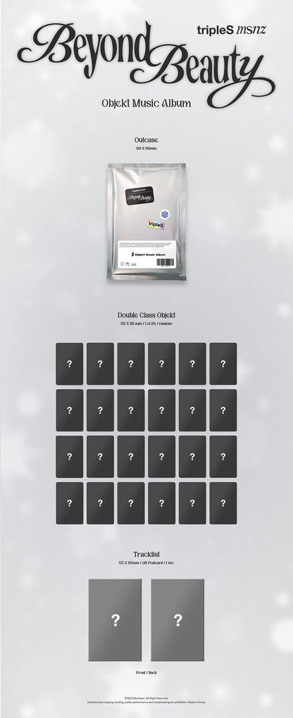 tripleS - MINI ALBUM msnz Beyond Beauty (Objekt Music Album ver.)