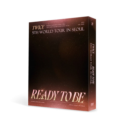 (PRE-ORDER) TWICE - 5TH WORLD TOUR READY TO BE IN SEOUL DVD