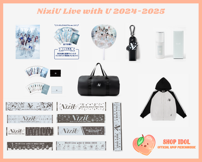 (PRE ORDER) NiziU Live with U 2024-2025 (JAPAN OFFICIAL MD)