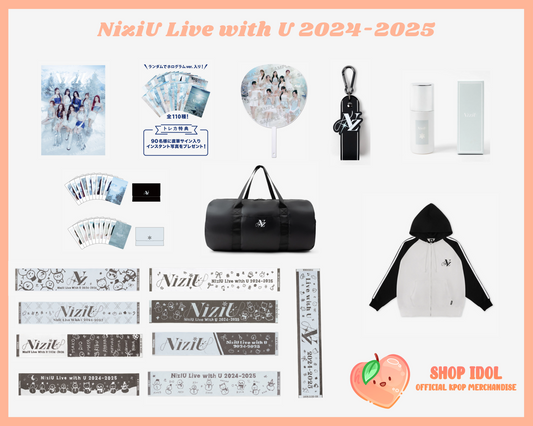 (PRE ORDER) NiziU Live with U 2024-2025 (JAPAN OFFICIAL MD)