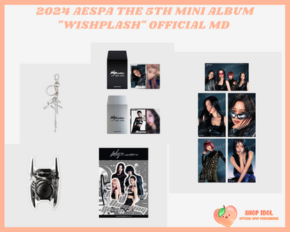 AESPA - 2024 AESPA THE 5TH MINI ALBUM "WISHPLASH" OFFICIAL MD