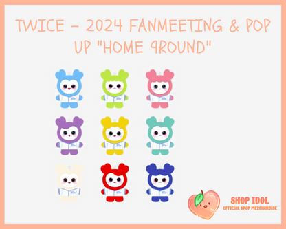 TWICE - 2024 FANMEETING & POP UP "HOME 9ROUND" - TWICE LOVELY PLUSH BABY VER.