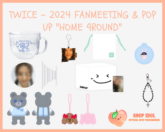 TWICE - 2024 FANMEETING & POP UP "HOME 9ROUND" - MEMBER PRODUCTS