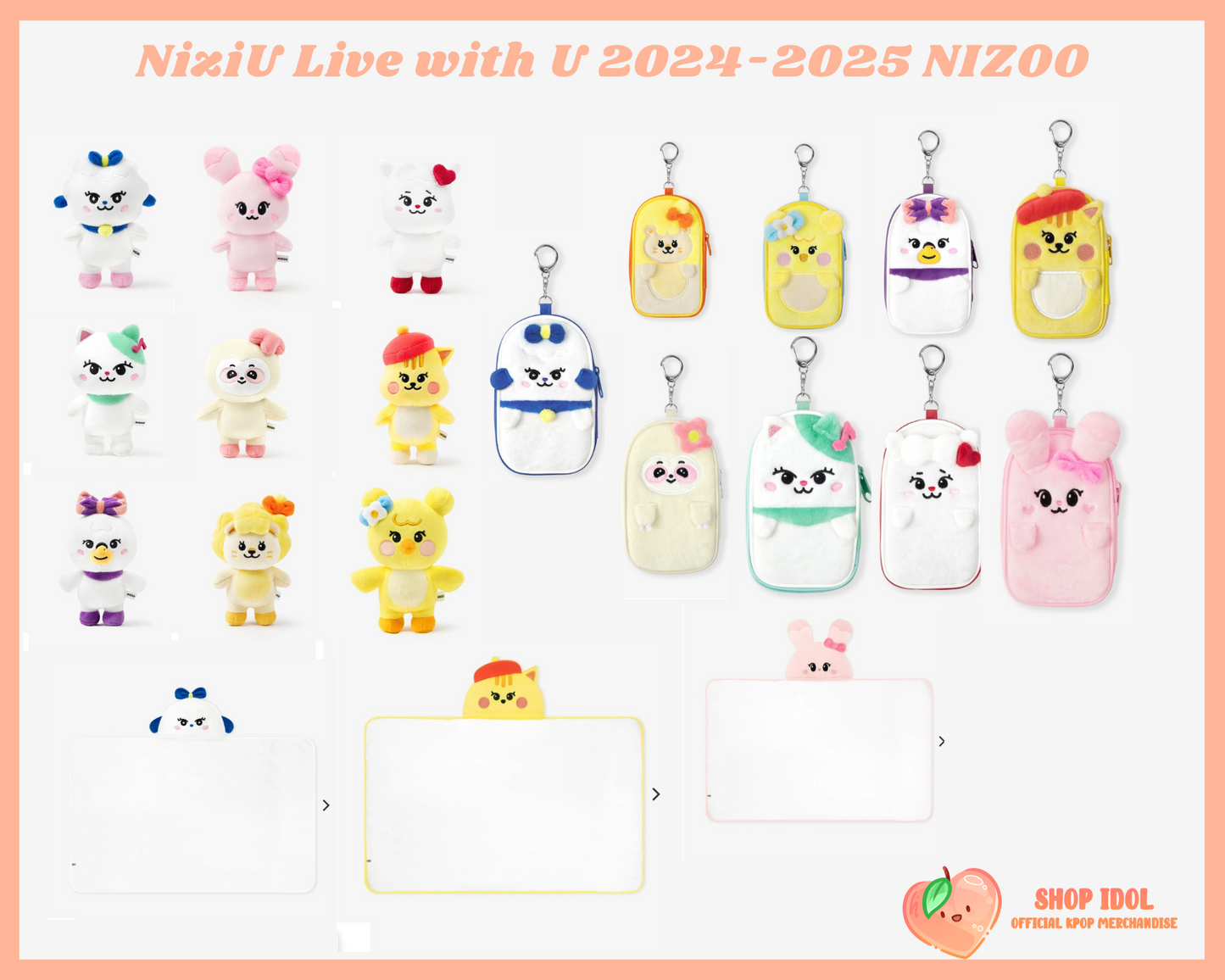 (PRE ORDER) NiziU Live with U 2024-2025 NIZOO VER. (JAPAN OFFICIAL MD)