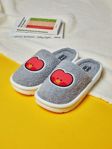 [BT21] BTS Line Friends Collaboration - minini Big Face Buckle Slipper Official